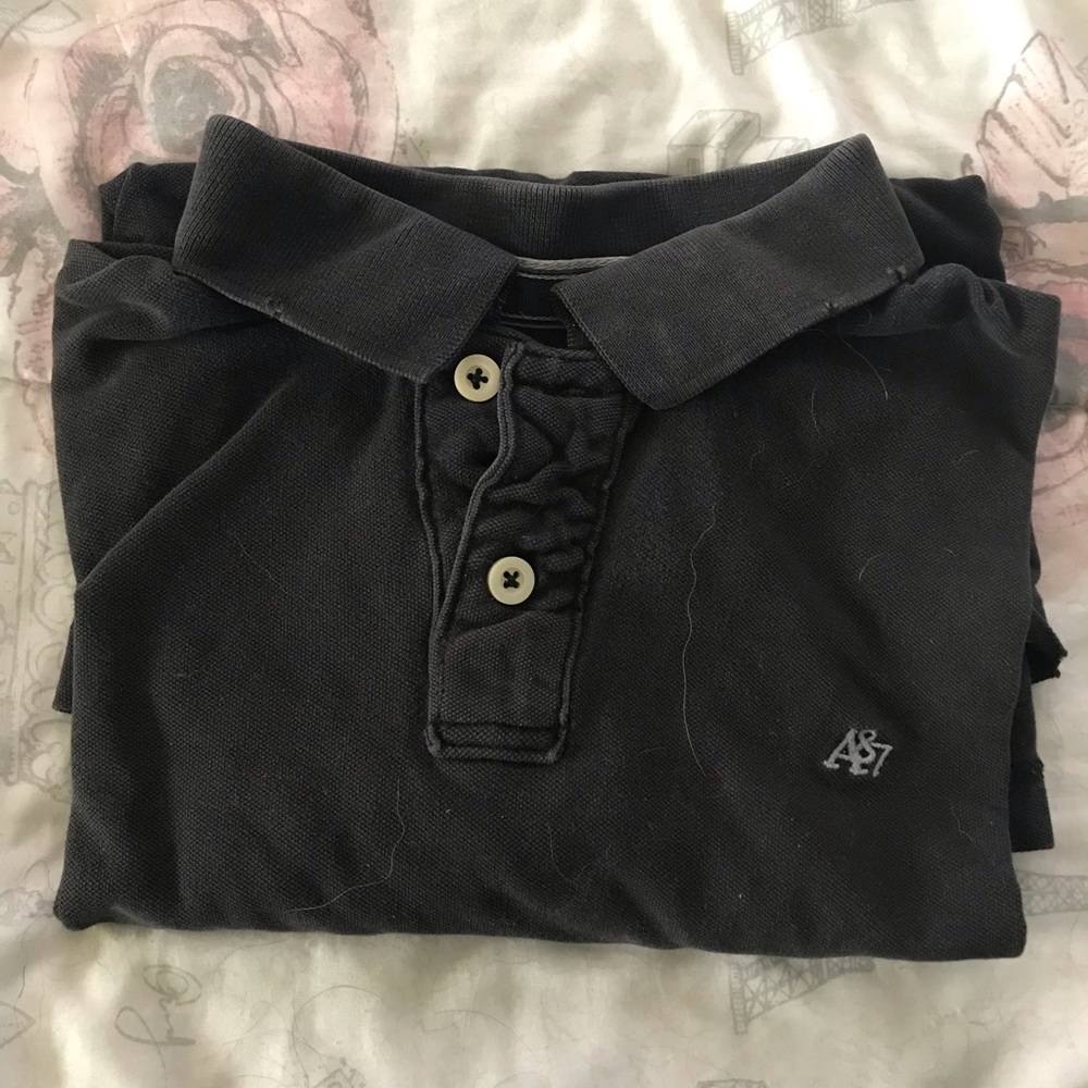 Aeropostale Black Polo T-Shirt